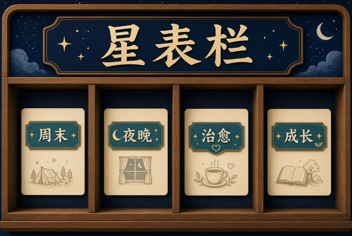 星表主题清单